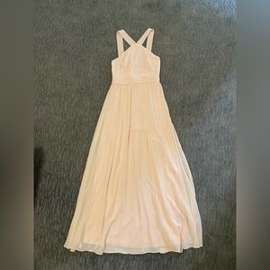 Lulus pink maxi dress (bridesmaid)